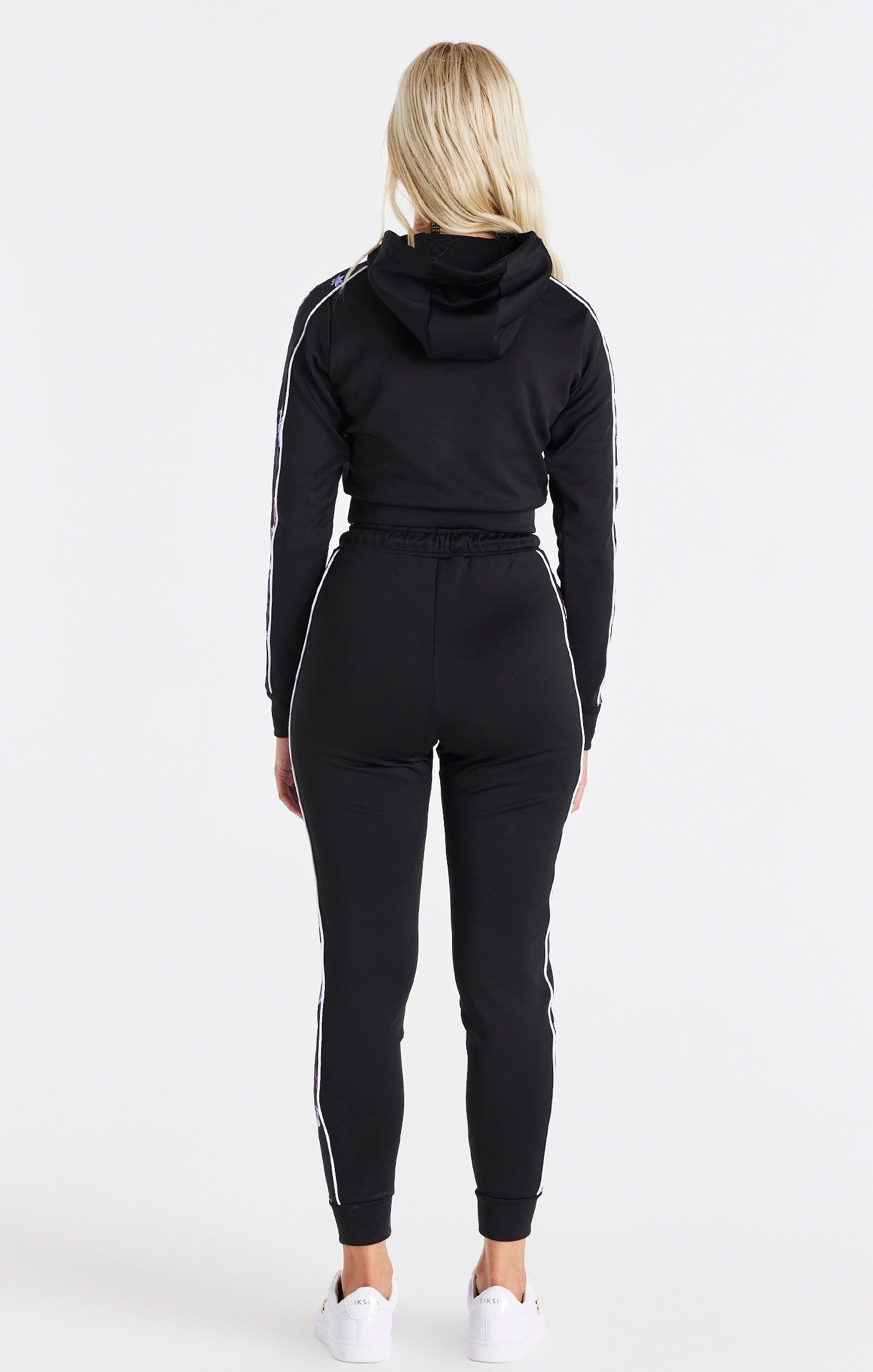 SikSilk Floral Luxe Track Pants - Black sold by Siksilk product image thumbnail 7