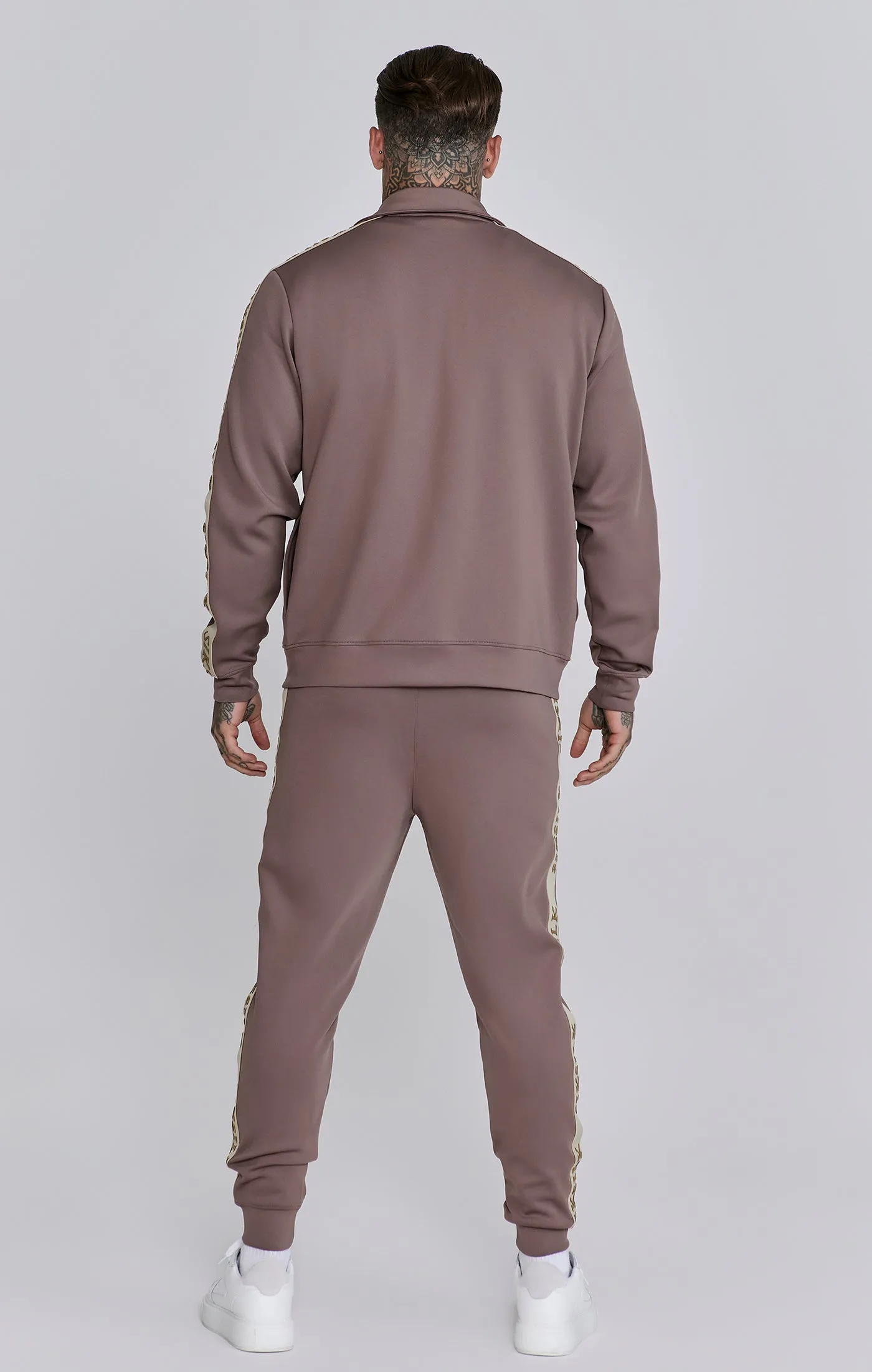 Brown Track Top sold by Siksilk product image thumbnail 5