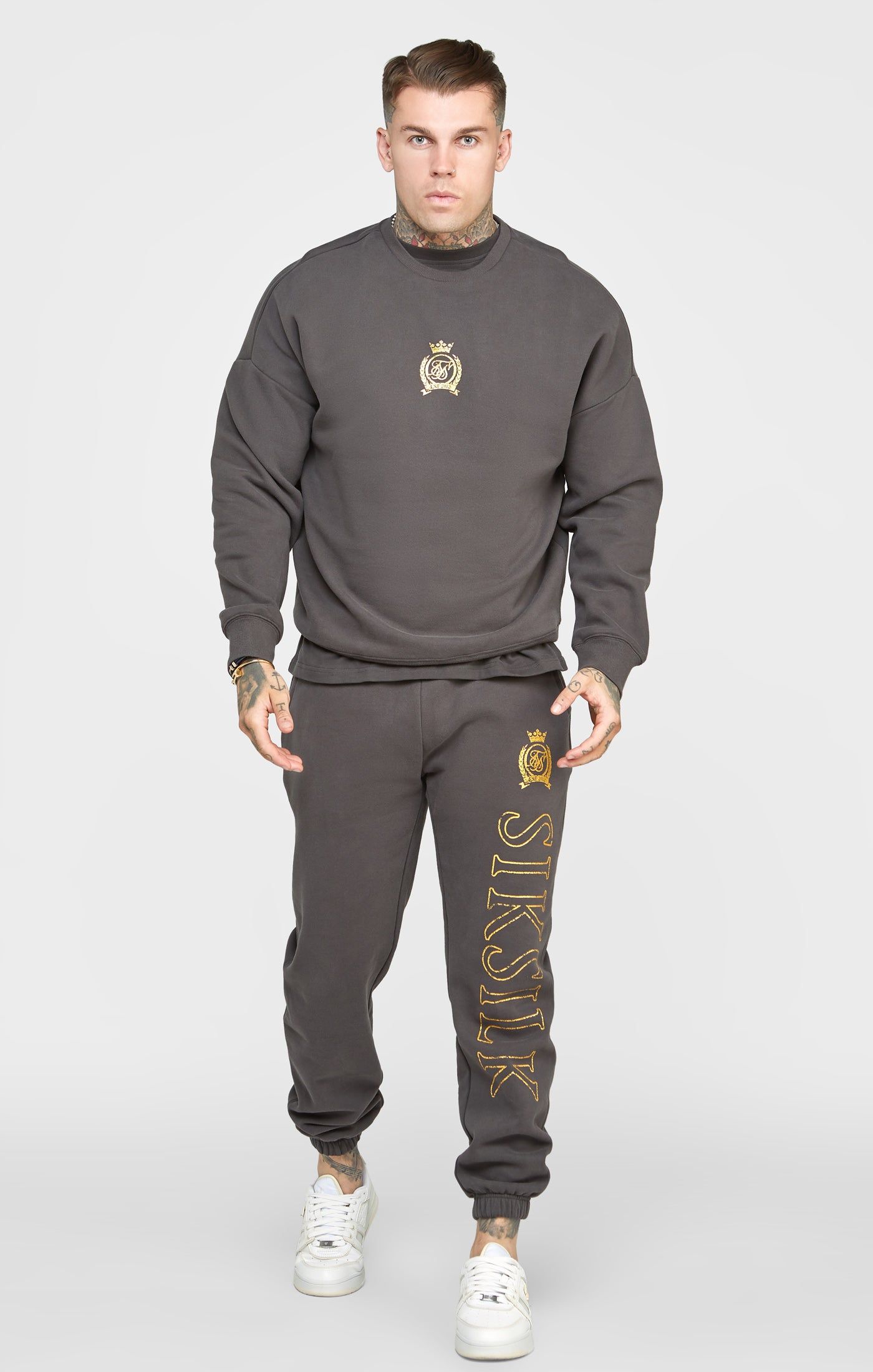 Black And Gold Crew sold by Siksilk product image thumbnail 3