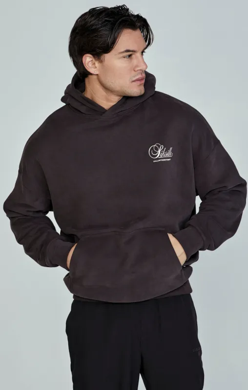 Brown Graphic Hoodie sold by Siksilk