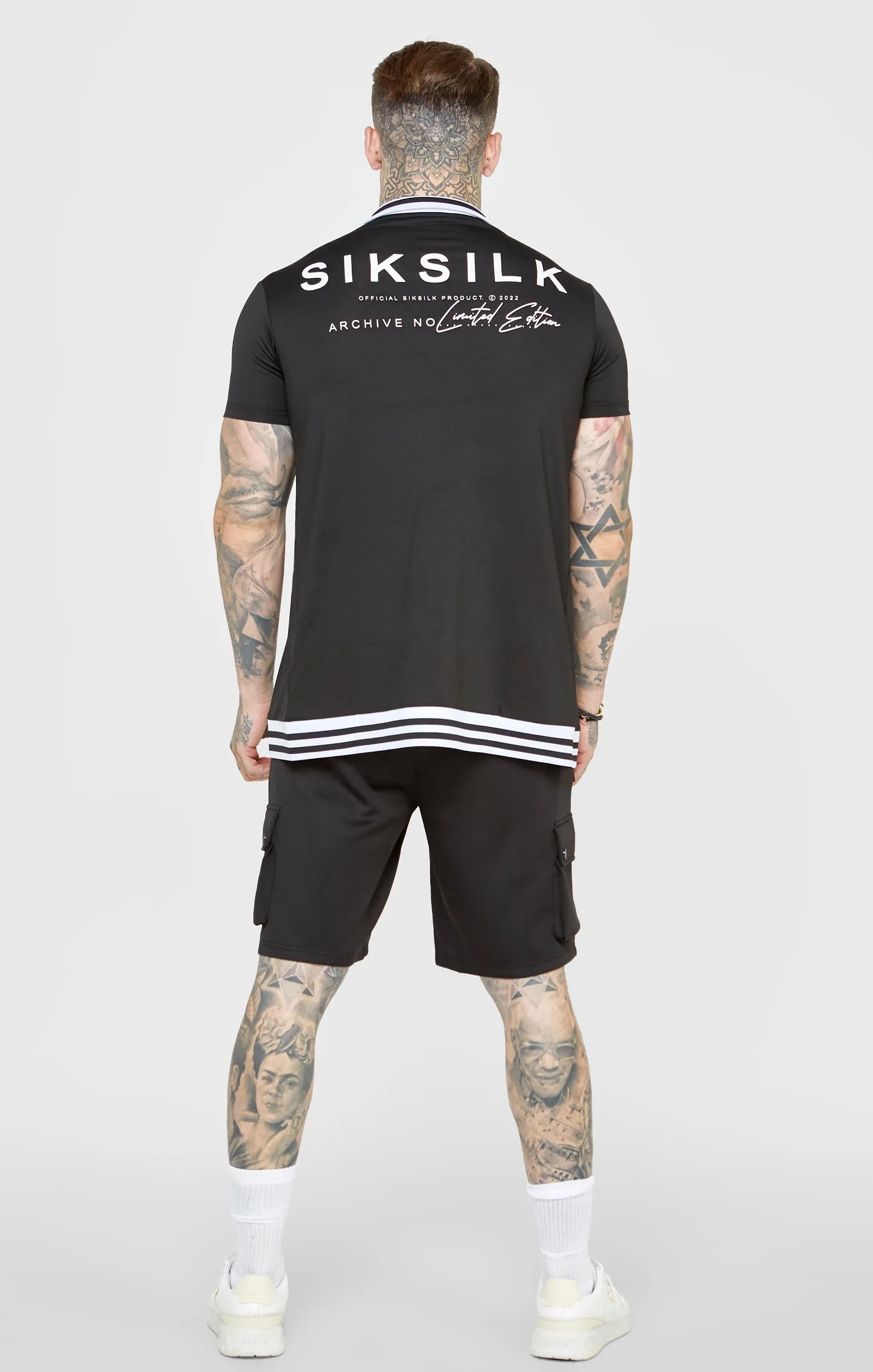 Black Casual Cargo Pocket Short sold by Siksilk product image thumbnail 5