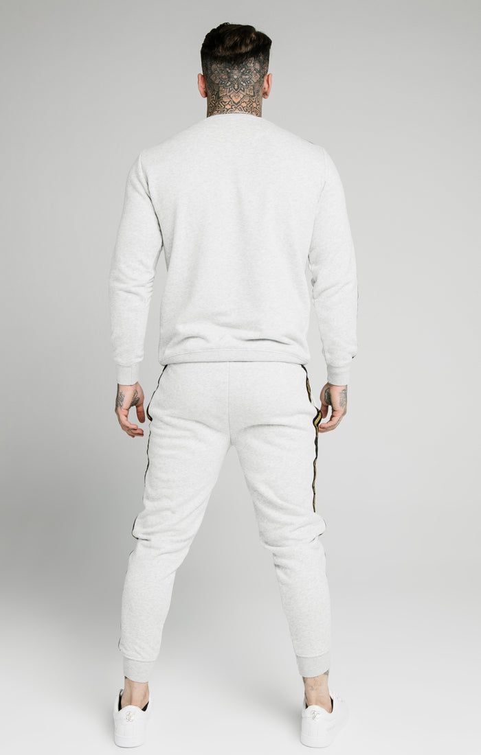 SikSilk Prestige Crew Sweat - Grey Marl sold by Siksilk product image thumbnail 5