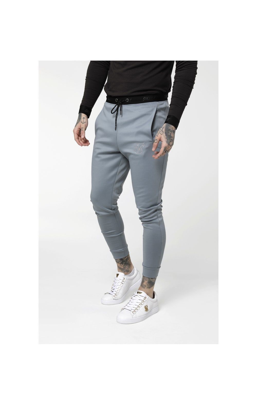 SikSilk Agility Track Pants - Ice Grey sold by Siksilk product image thumbnail 2