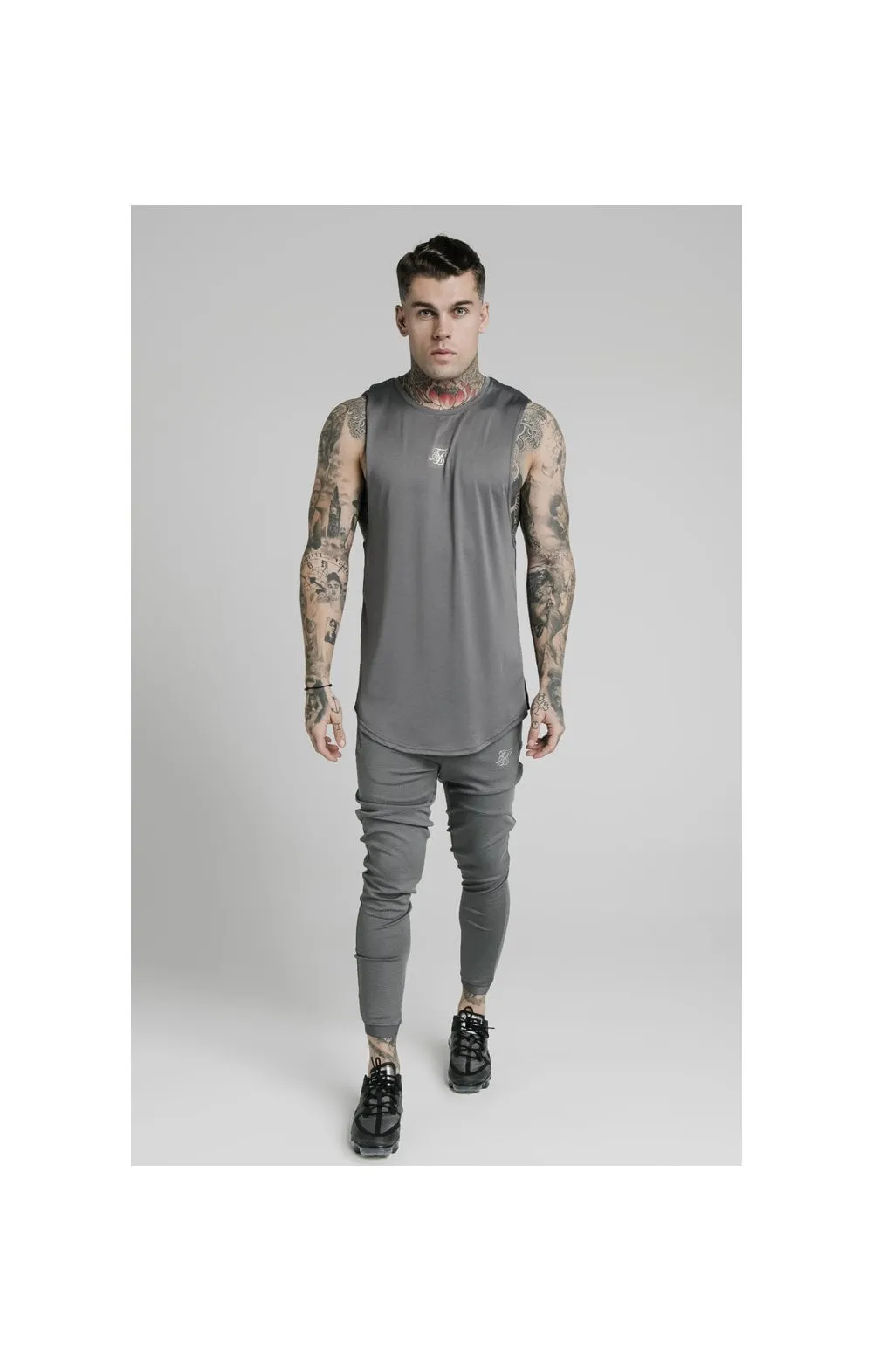 SikSilk Agility Active Track Pants - Grey sold by Siksilk product image thumbnail 3