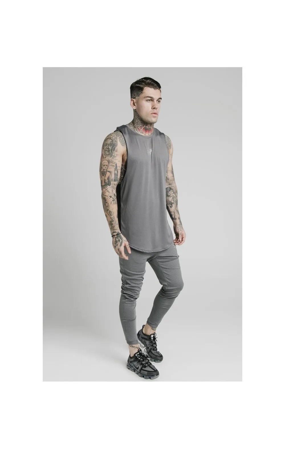 SikSilk Agility Active Track Pants - Grey sold by Siksilk product image thumbnail 4