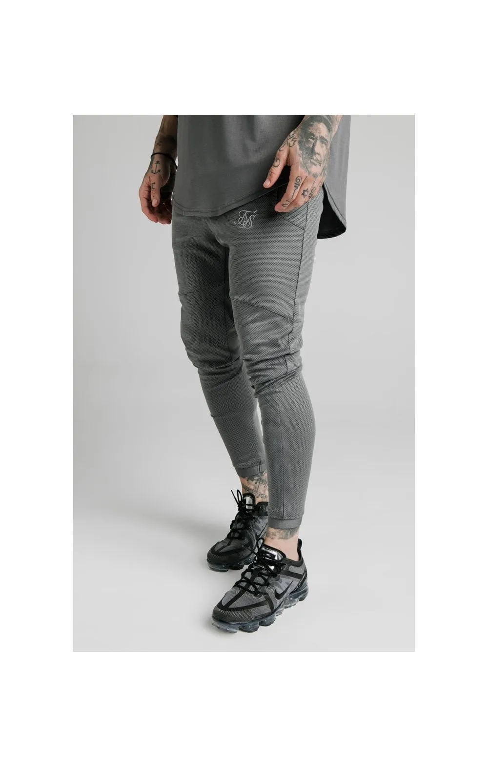 SikSilk Agility Active Track Pants - Grey sold by Siksilk