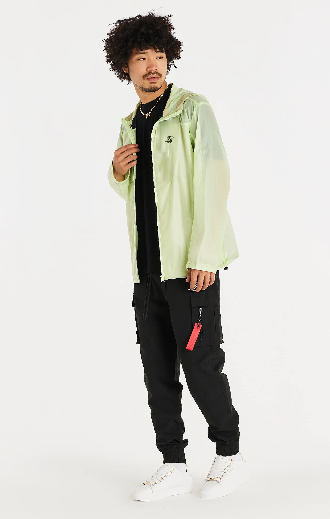 SikSilk Packaway Nylon Zip Through Jacket - Yellow sold by Siksilk product image thumbnail 3
