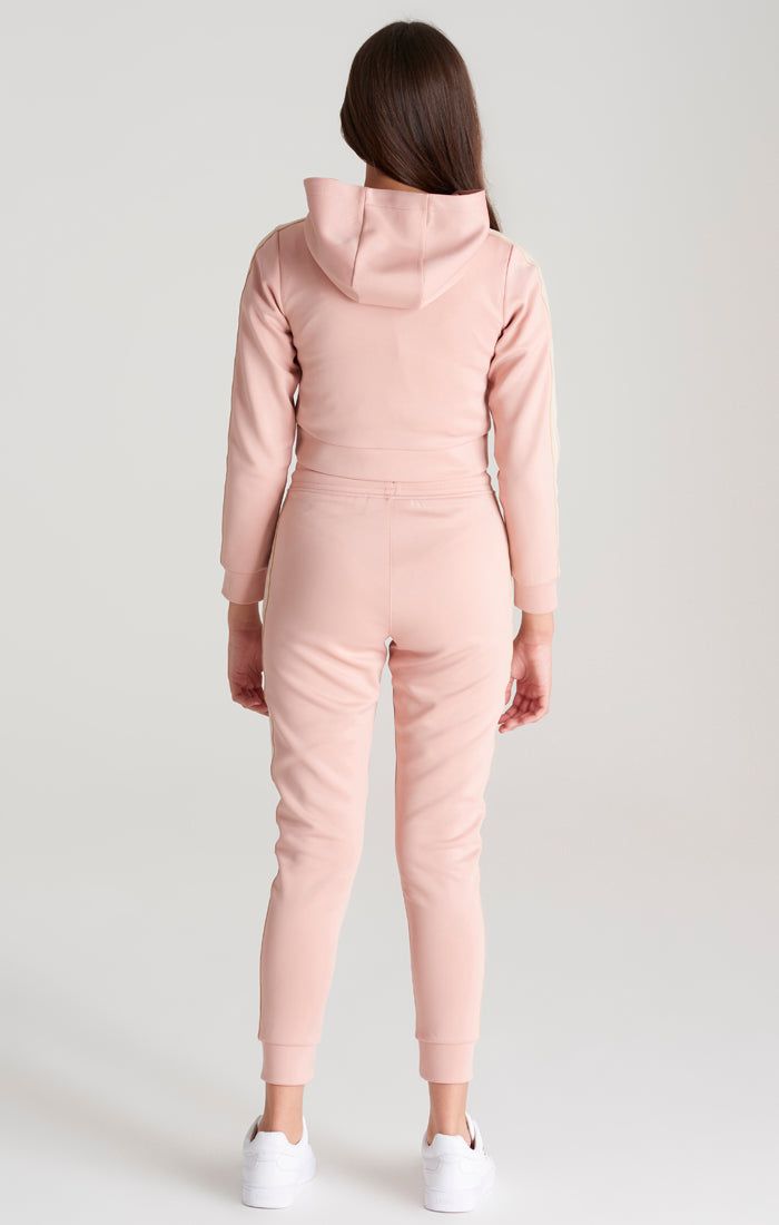 Girls Pink Taped Cropped Hoodie sold by Siksilk product image thumbnail 7