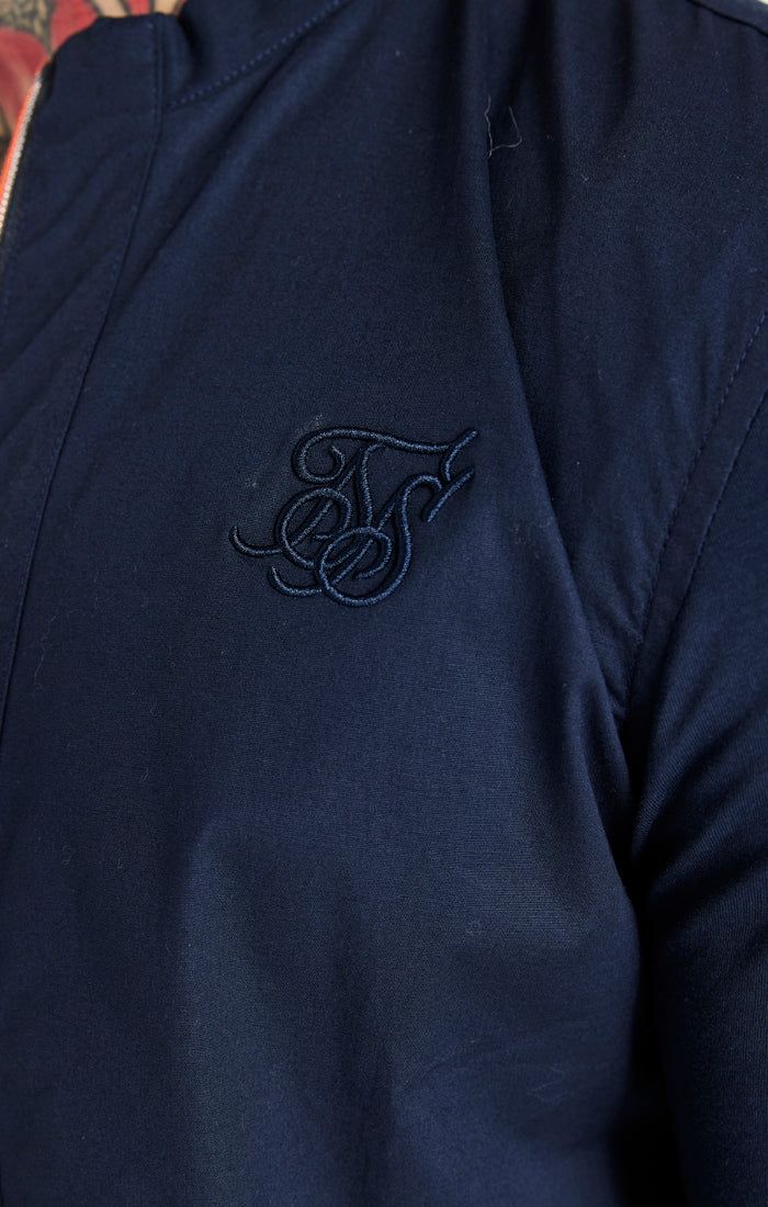 SikSilk L/S Zip Shirt - Navy sold by Siksilk product image thumbnail 4