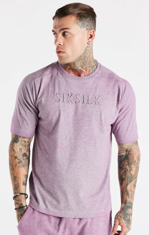 Washed Pink Muscle Fit T-Shirt sold by Siksilk