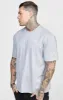 Grey Oversized Back Logo T-Shirt sold by Siksilk