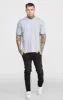 Grey Oversized Back Logo T-Shirt sold by Siksilk