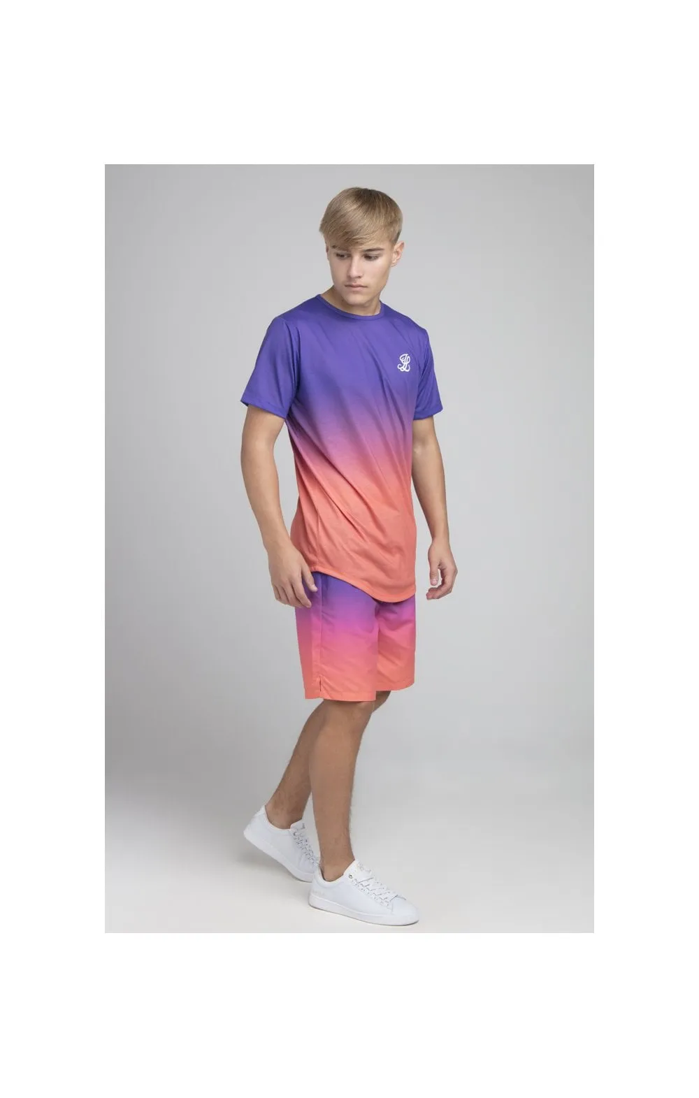 Boys Illusive Purple Fade T-Shirt sold by Siksilk product image thumbnail 4