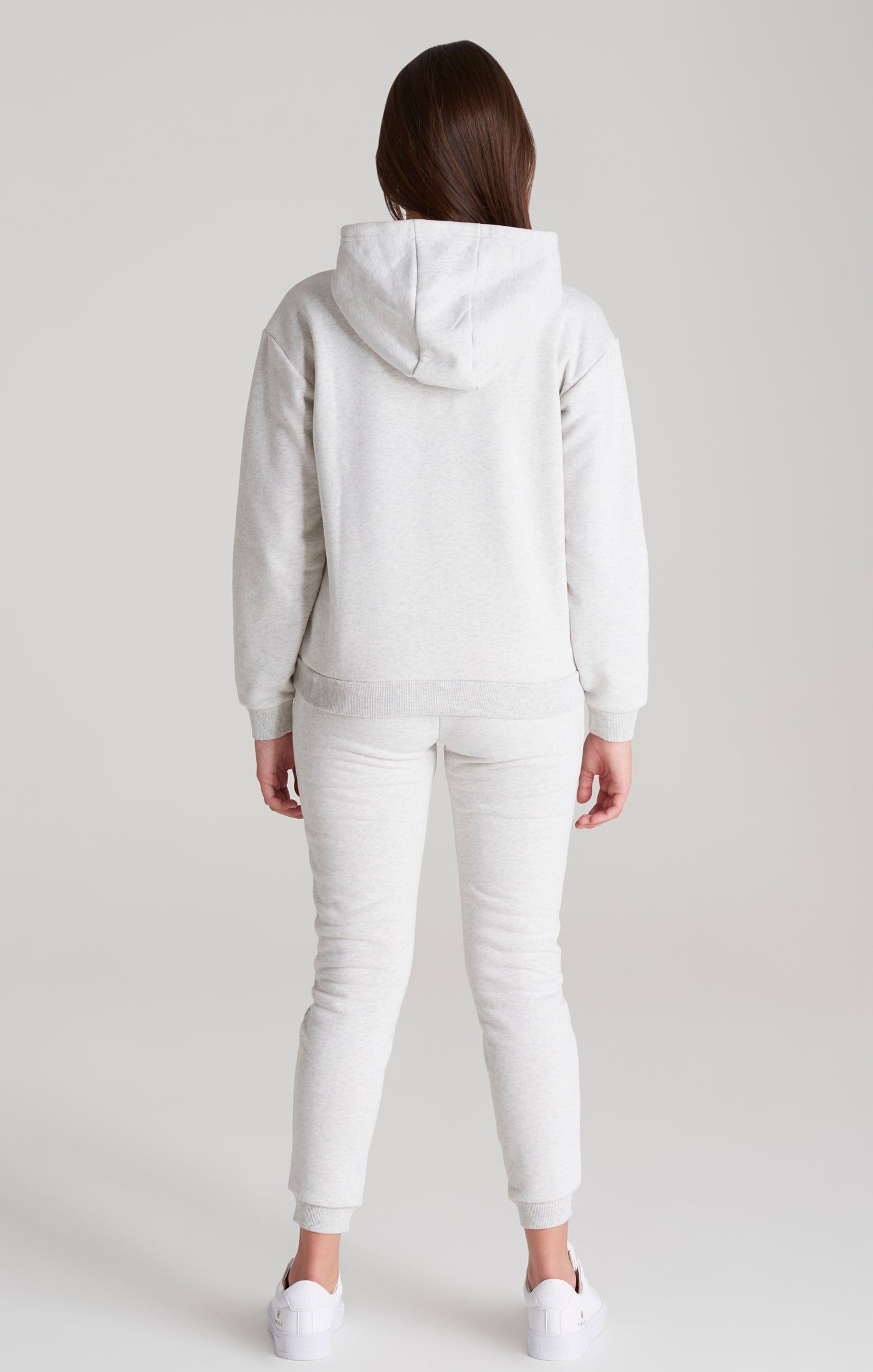 Girls Grey Marl Signature Overhead Hoodie sold by Siksilk product image thumbnail 5