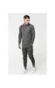SikSilk Cuffed Cropped Taped Joggers – Cement sold by Siksilk