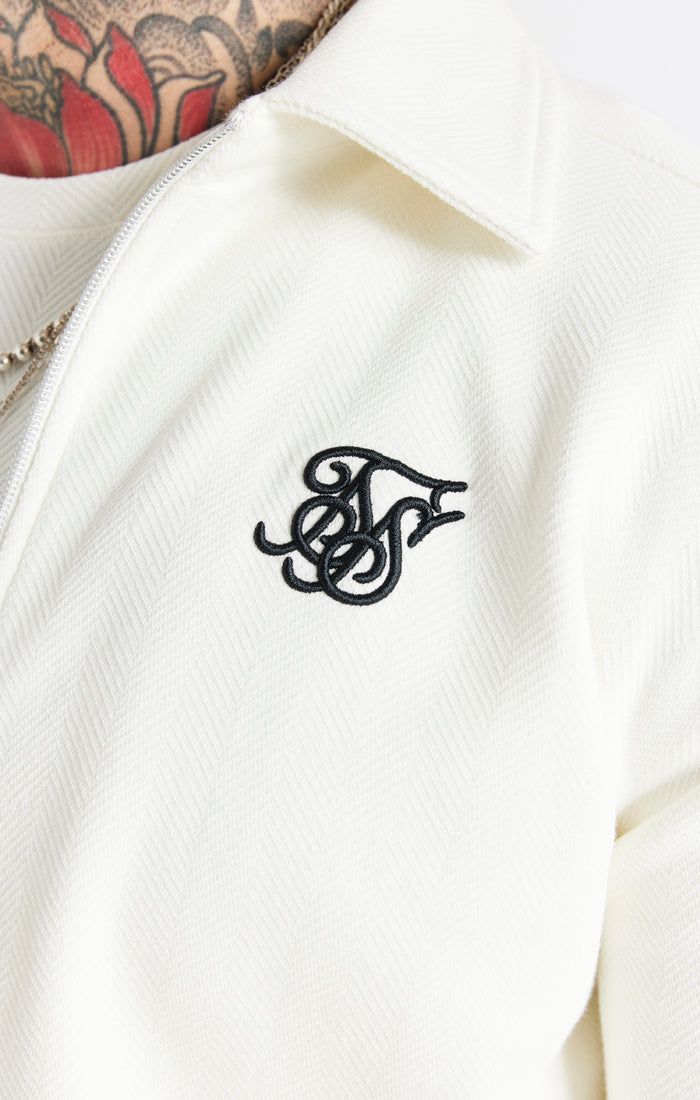 Snow Marl Herringbone Over Shirt sold by Siksilk product image thumbnail 2