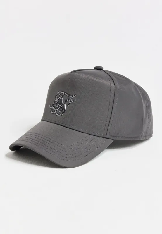 Grey Metallic Logo Trucker Cap sold by Siksilk