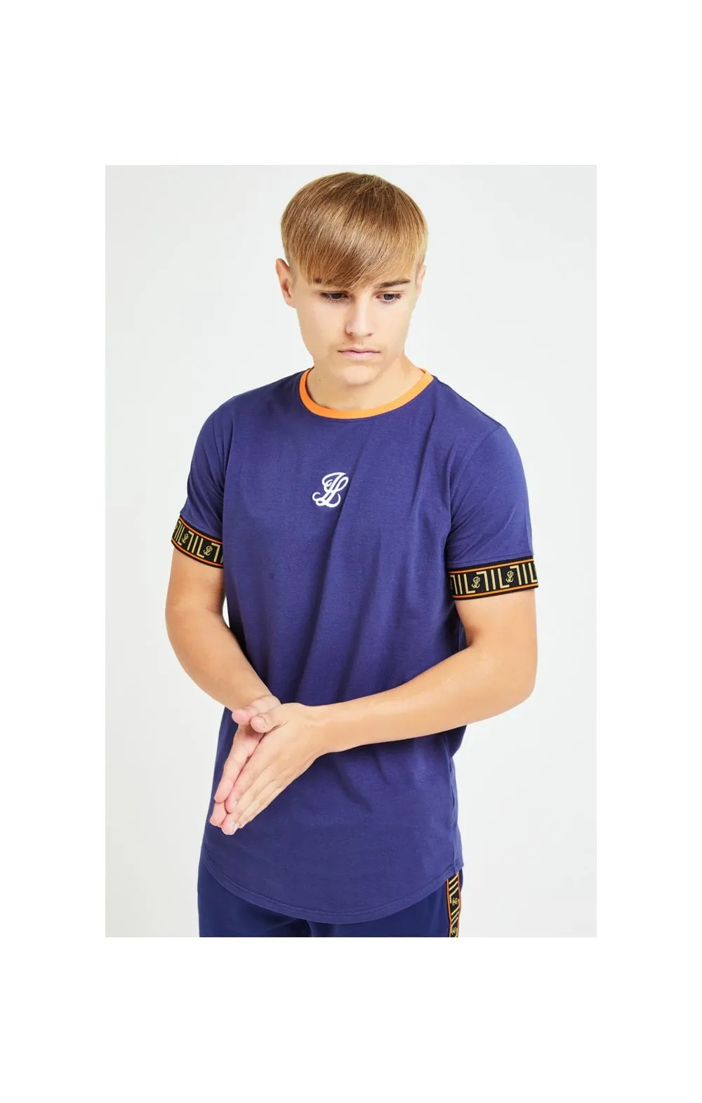Illusive London Patriot Tech Tee - Blue & Orange sold by Siksilk product image thumbnail 2