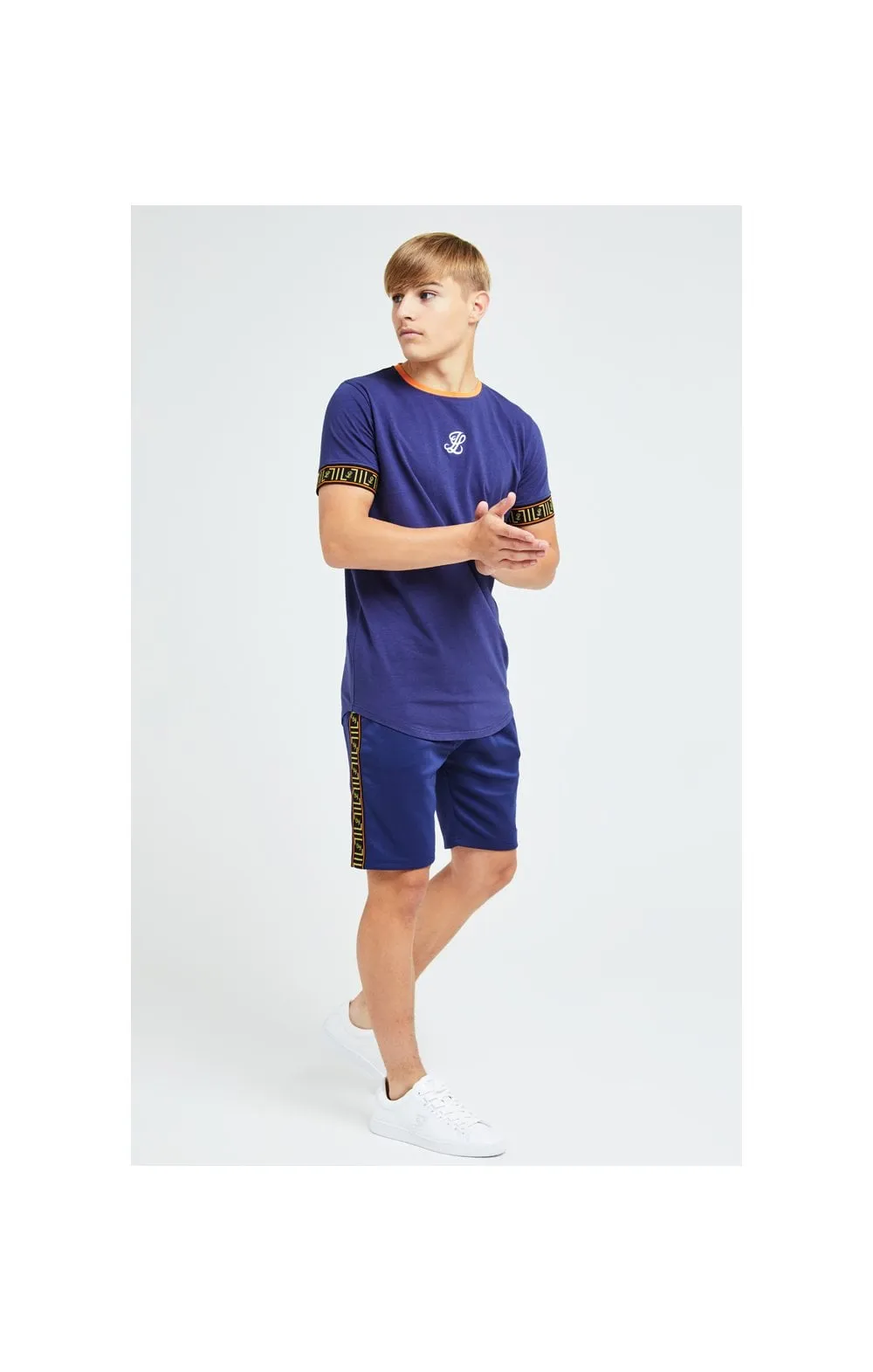 Illusive London Patriot Tech Tee - Blue & Orange sold by Siksilk product image thumbnail 3