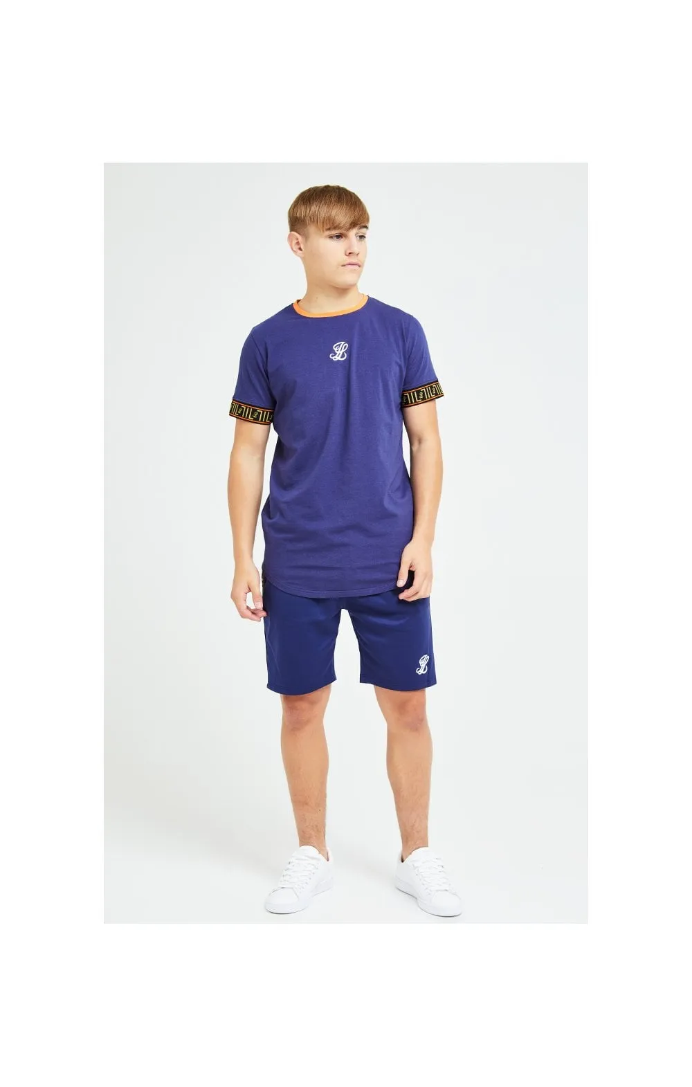 Illusive London Patriot Tech Tee - Blue & Orange sold by Siksilk product image thumbnail 4