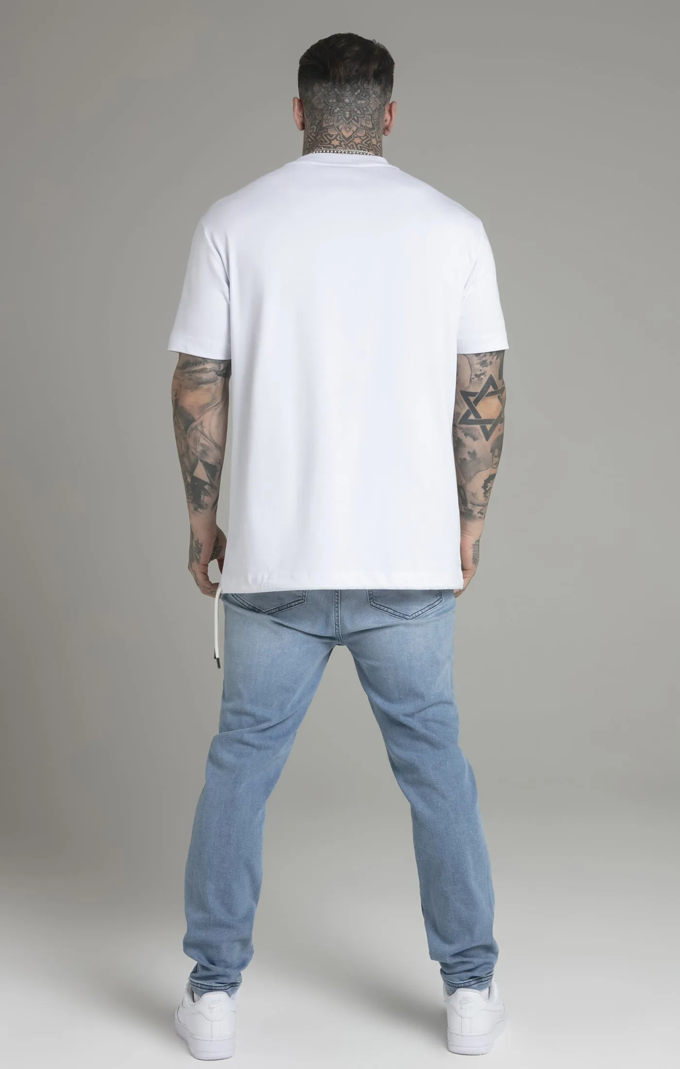 White Oversized T-Shirt sold by Siksilk product image thumbnail 5