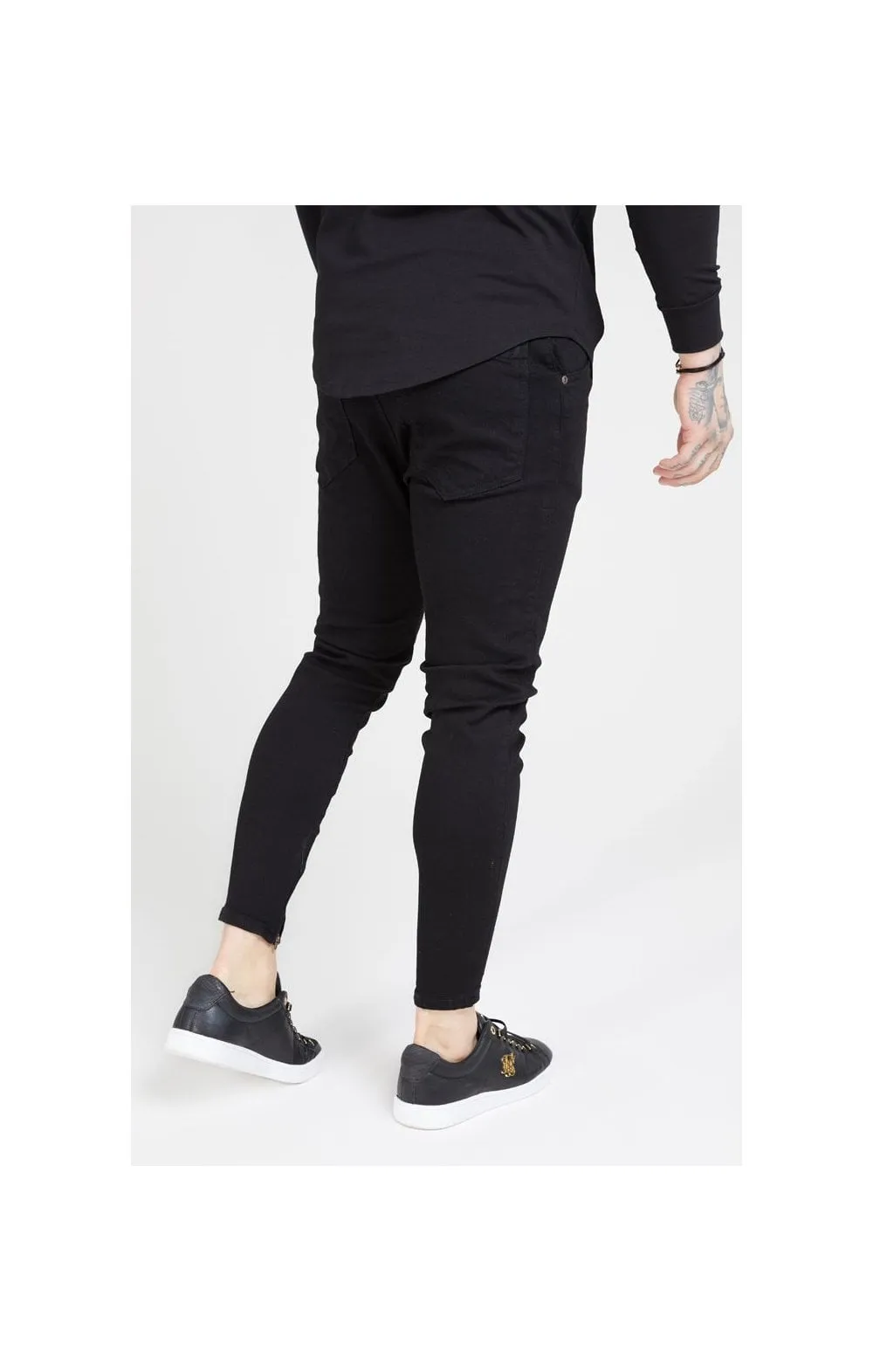 Black Essential Drop Crotch Jean sold by Siksilk product image thumbnail 2