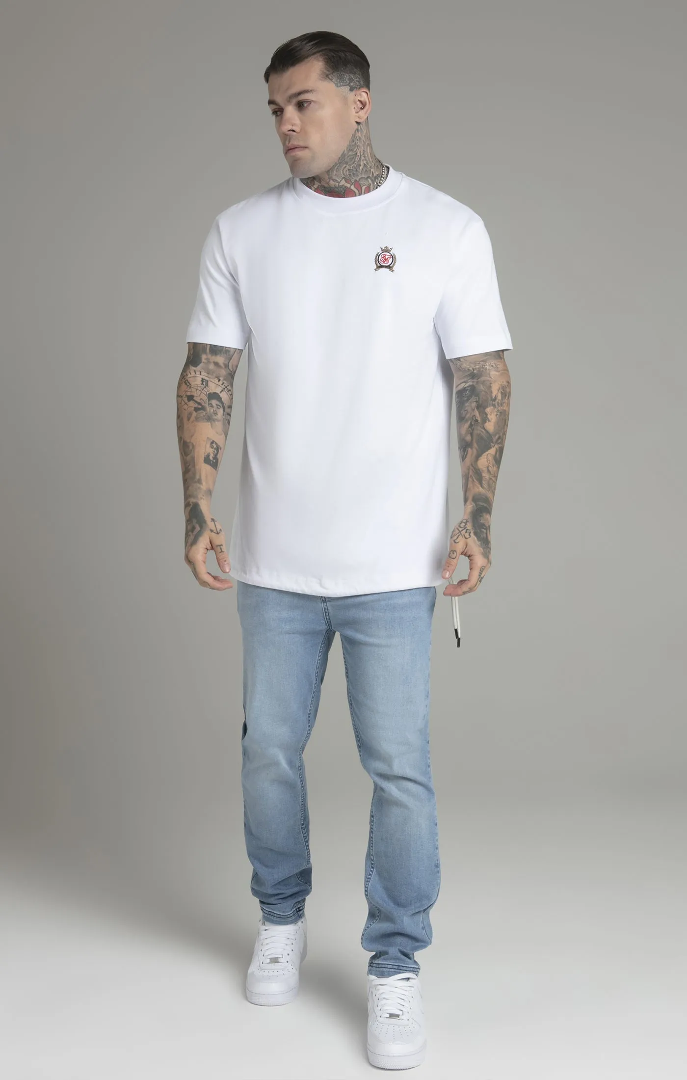 White Oversized T-Shirt sold by Siksilk product image thumbnail 2