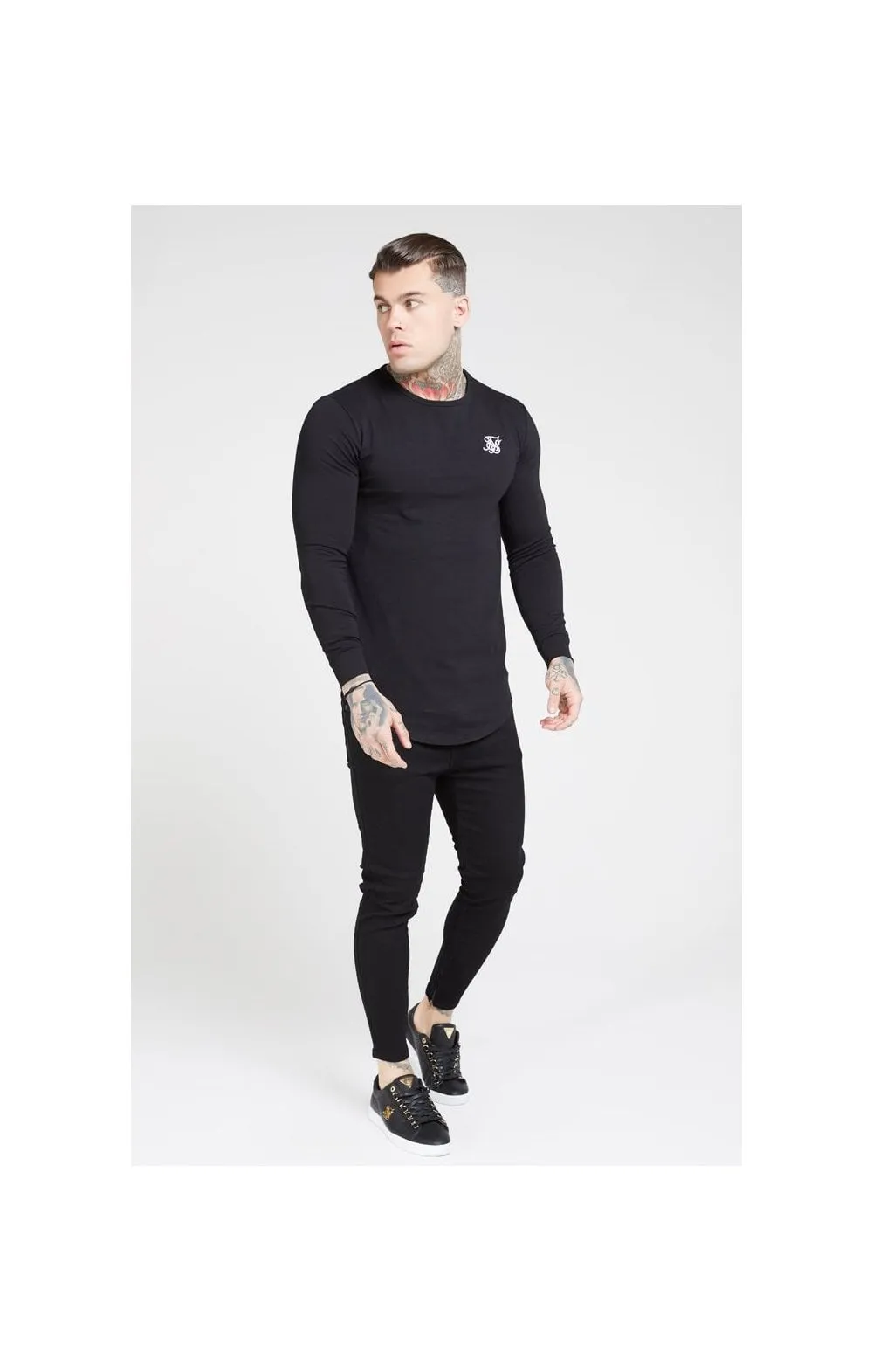 Black Essential Drop Crotch Jean sold by Siksilk product image thumbnail 3