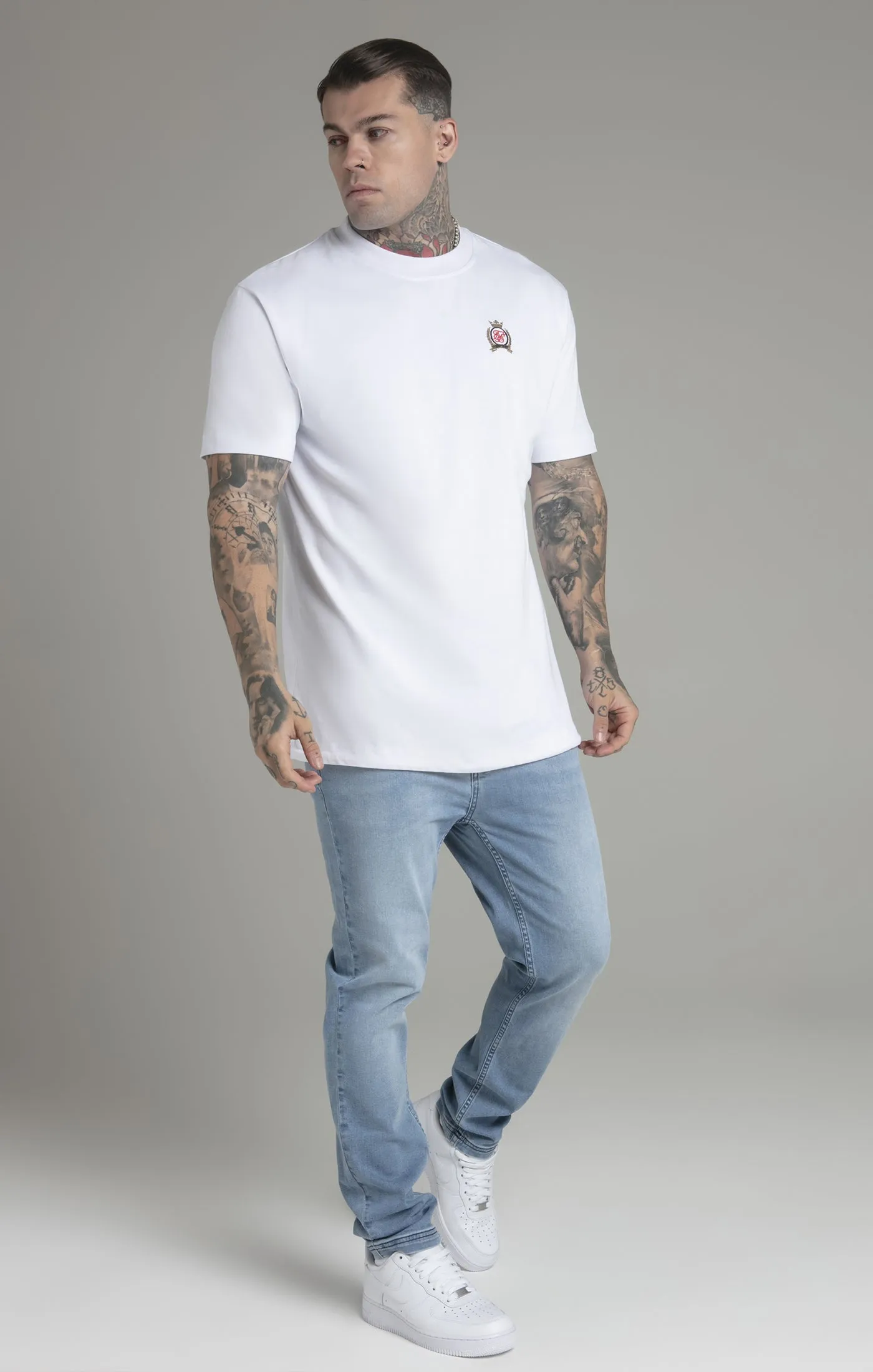 White Oversized T-Shirt sold by Siksilk product image thumbnail 4
