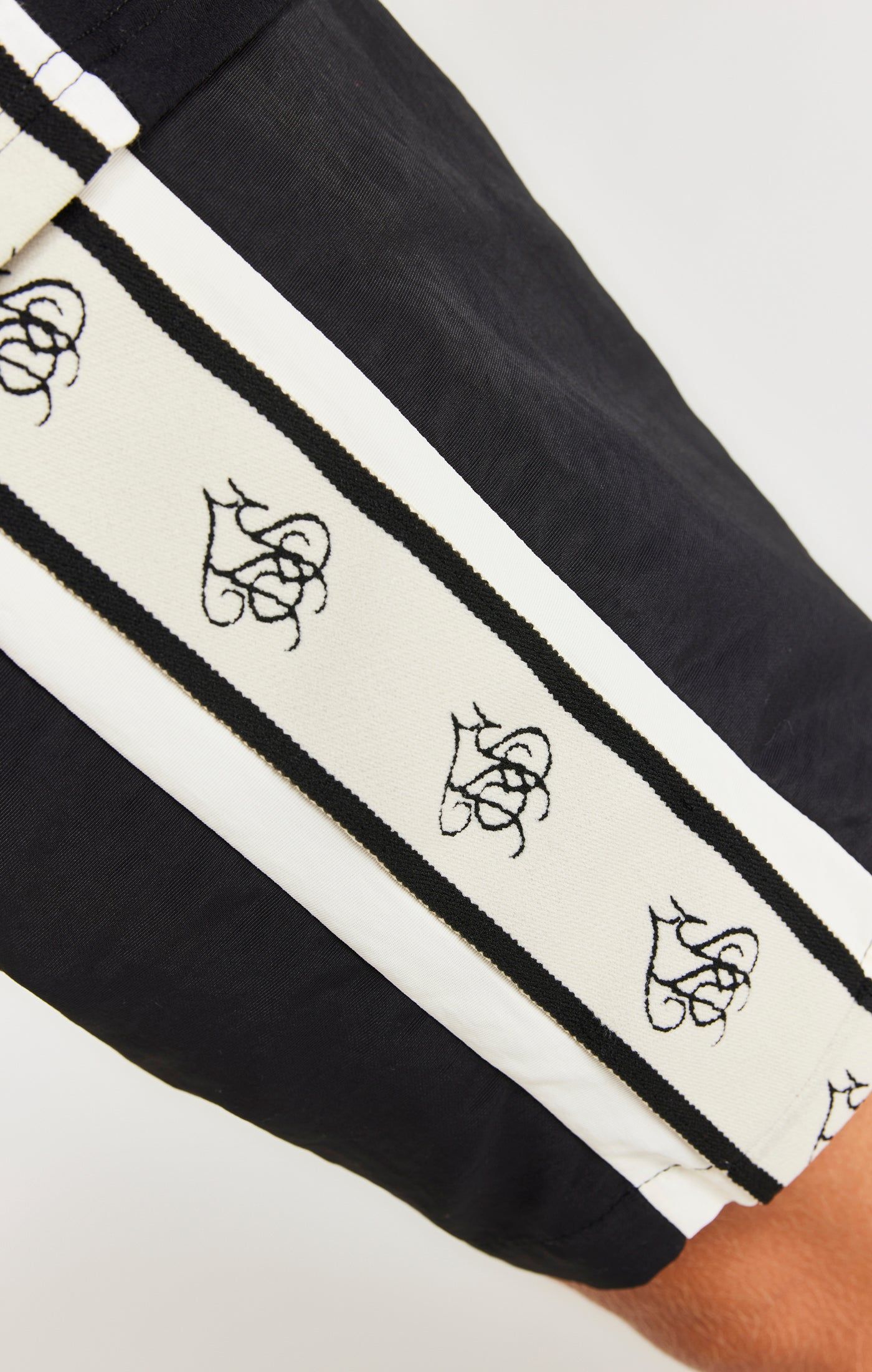 SikSilk Cali Tape Shorts - Black sold by Siksilk product image thumbnail 6