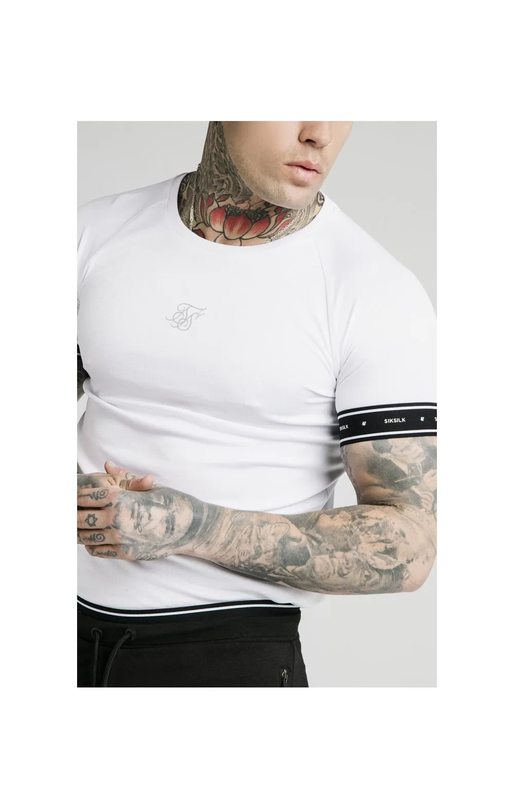 SikSilk Active Tech Tee - White sold by Siksilk product image thumbnail 2