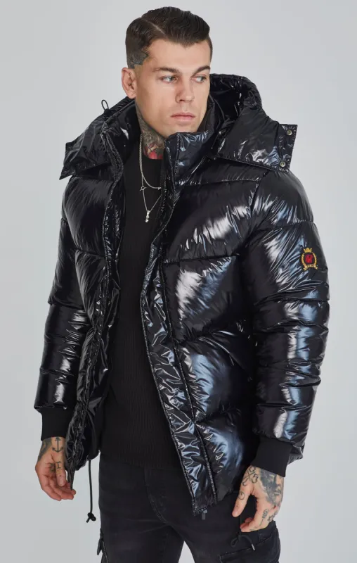 Black Puffer Jacket sold by Siksilk