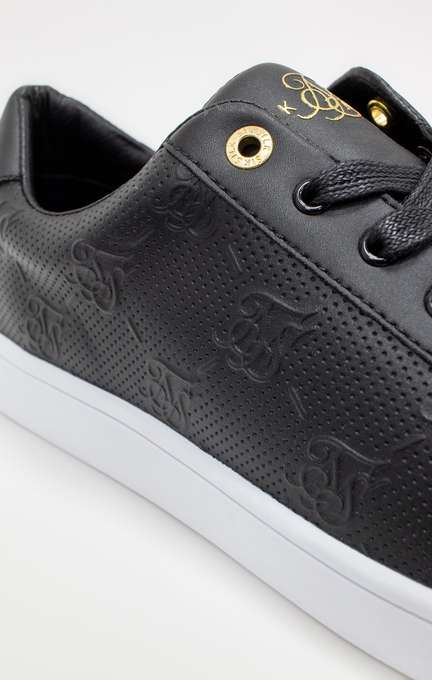 Black Casual Debossed Trainer sold by Siksilk product image thumbnail 5