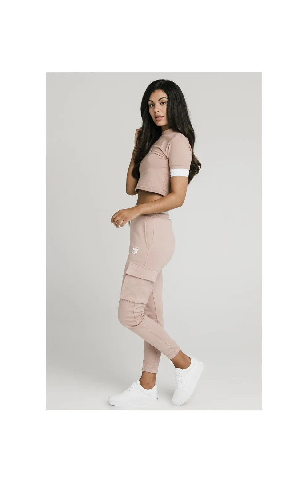 SikSilk Tape Cuff Crop Tee - Rose sold by Siksilk product image thumbnail 4