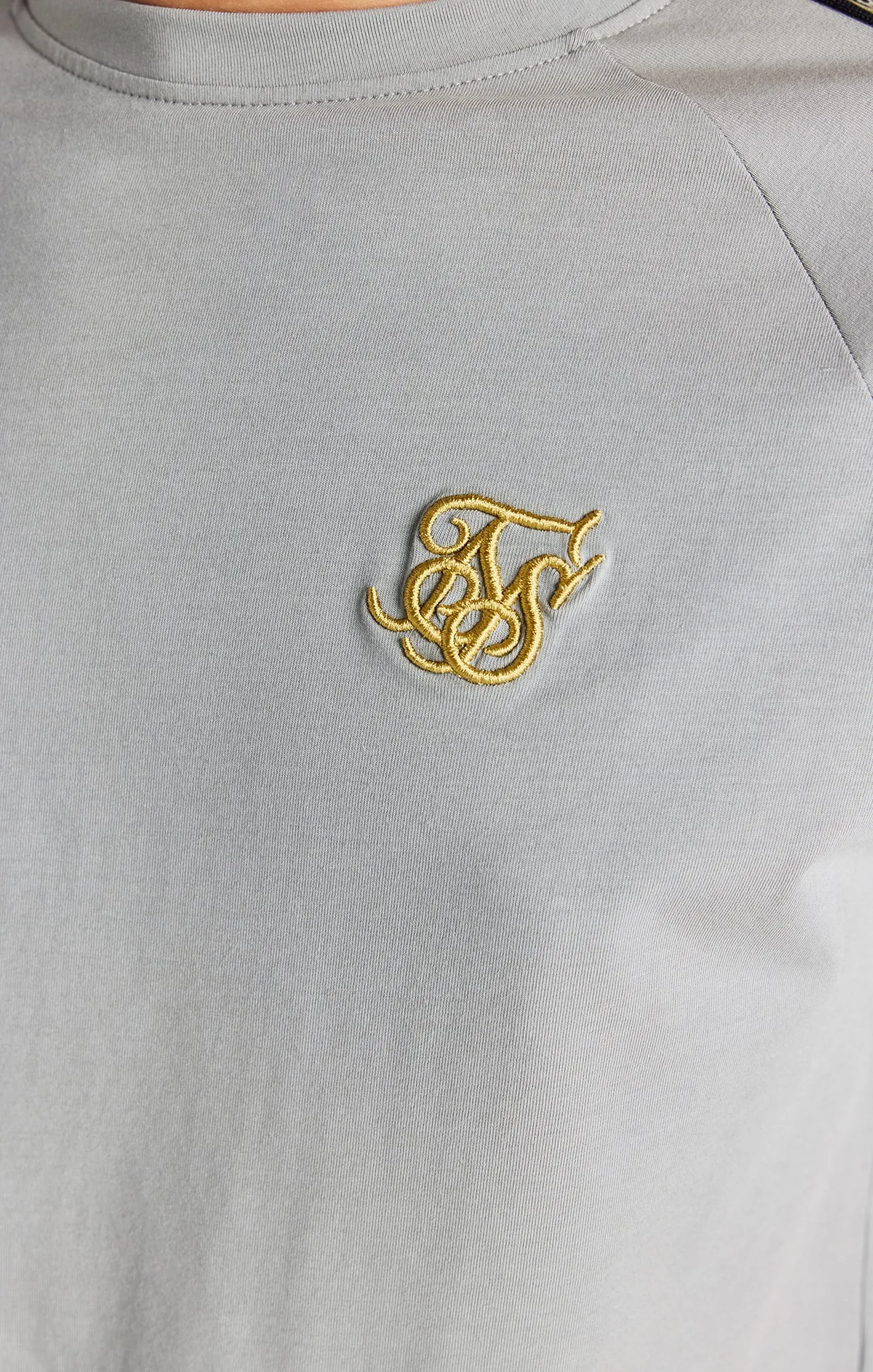 Boys Grey Taped Raglan T-Shirt sold by Siksilk product image thumbnail 2