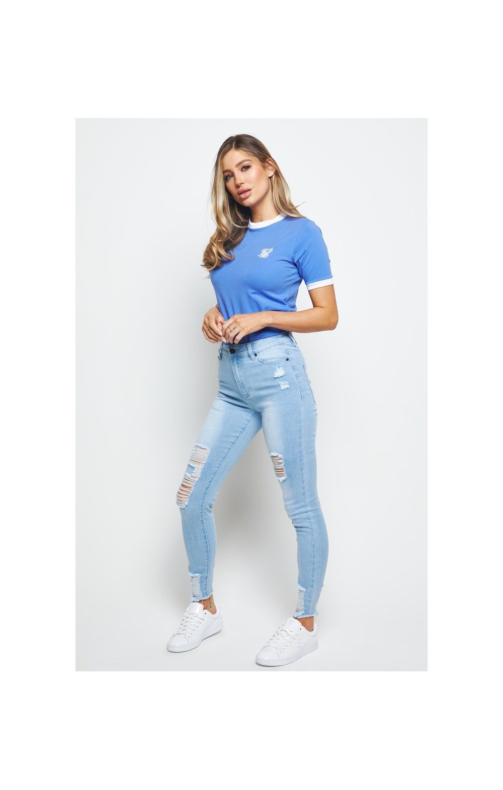SikSilk Velocity Ringer Tee - Blue sold by Siksilk product image thumbnail 5