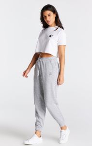 Grey Marl Oversize Jogger sold by Siksilk