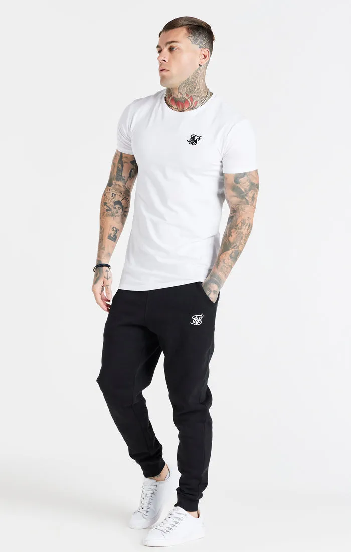 White Essential Muscle Fit T-Shirt sold by Siksilk product image thumbnail 3