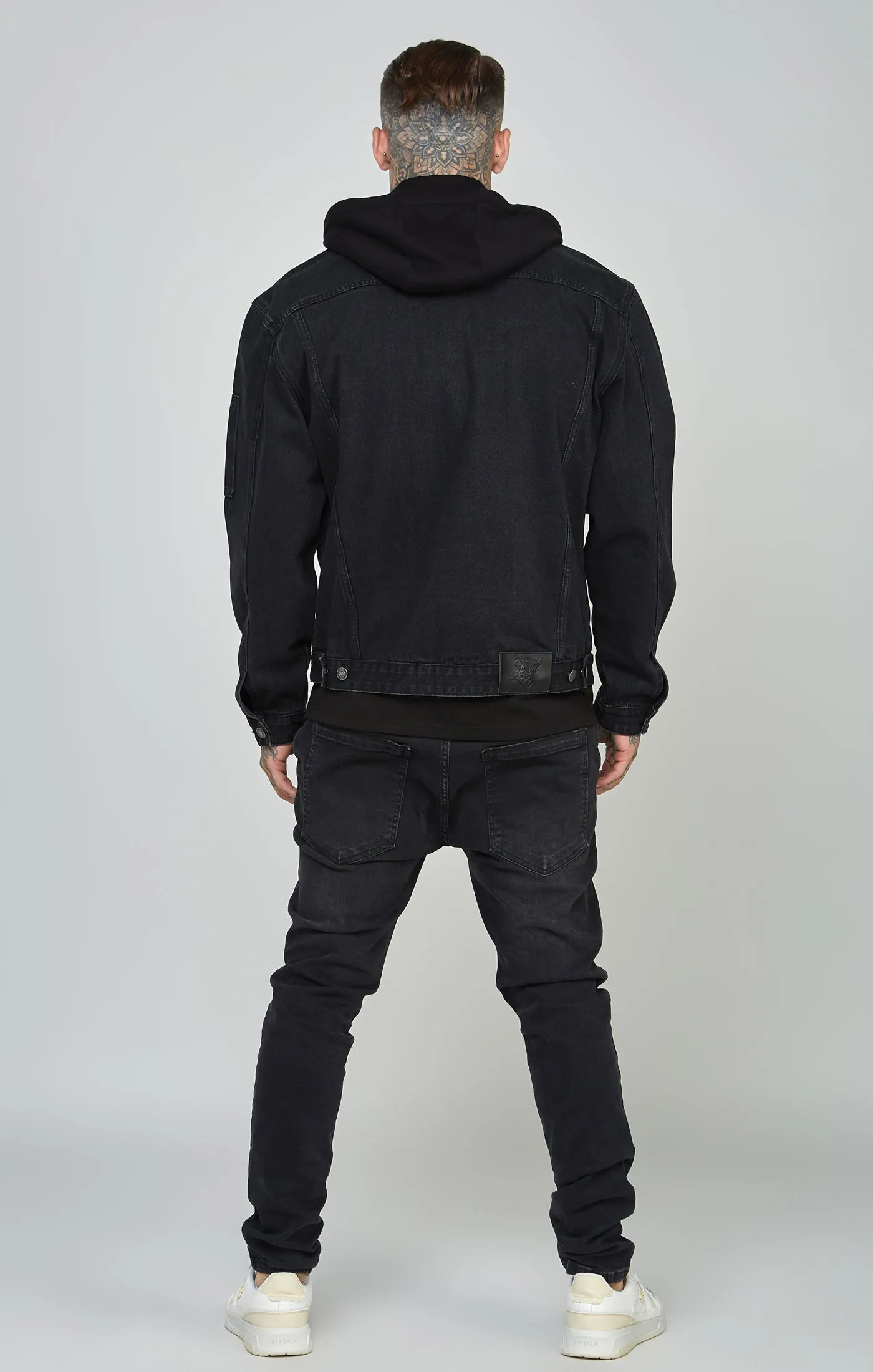 Denim Flight Jacket sold by Siksilk product image thumbnail 5