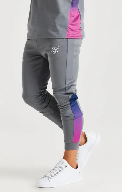 SikSilk Navigate Fade Panel Trousers - Grey sold by Siksilk