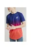 Illusive London Sunset Fade Tee - Navy,Pink & Orange sold by Siksilk