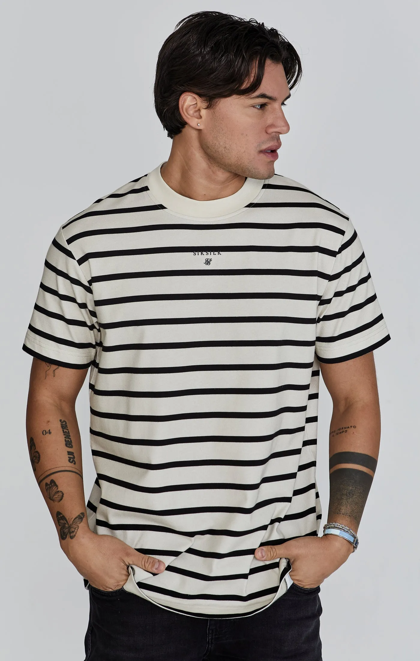 Striped T-Shirt sold by Siksilk