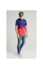 Illusive London Sunset Fade Tee - Navy,Pink & Orange sold by Siksilk