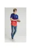 Illusive London Sunset Fade Tee - Navy,Pink & Orange sold by Siksilk
