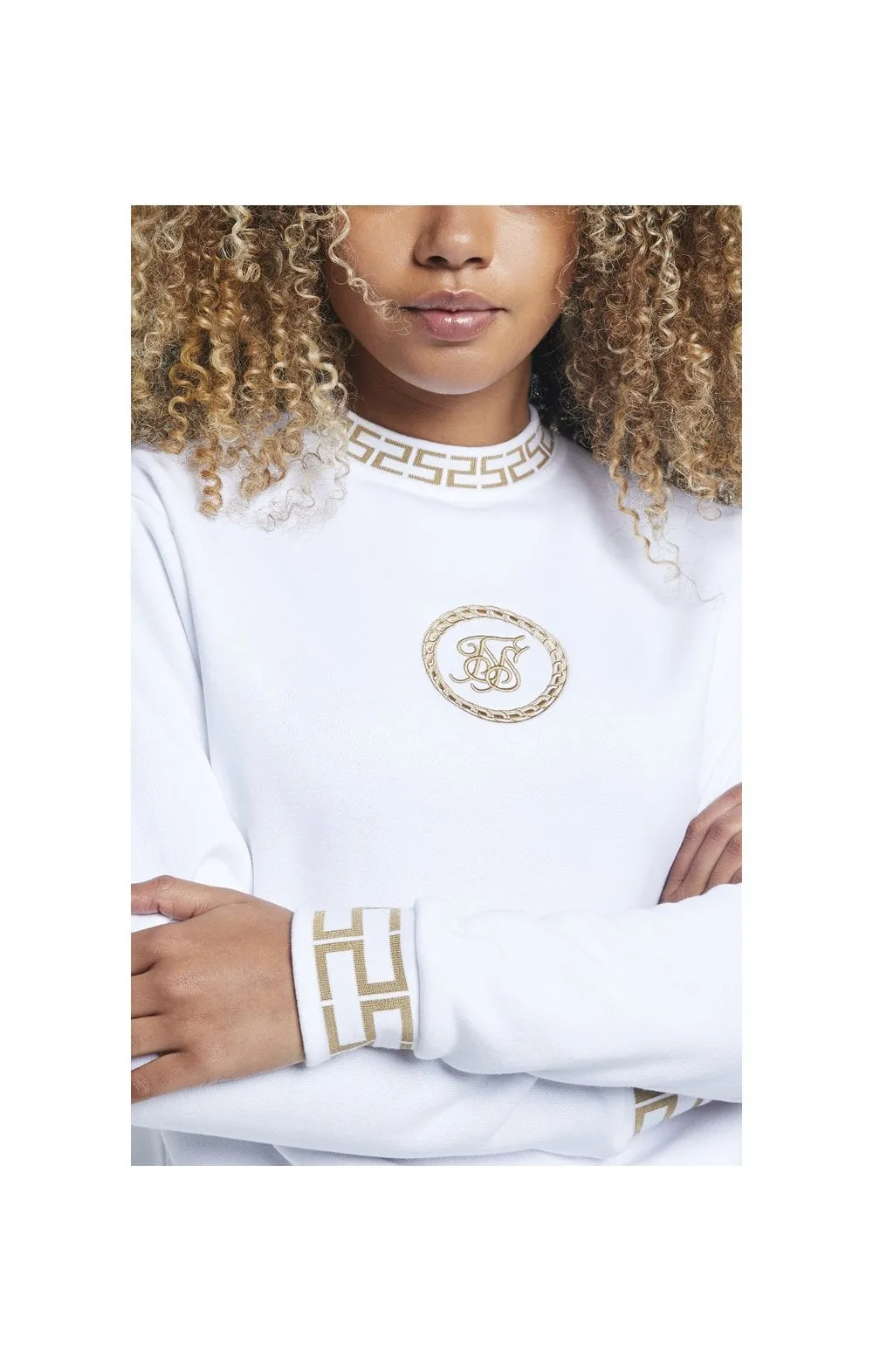 SikSilk Luxury Sweatshirt - White sold by Siksilk product image thumbnail 2