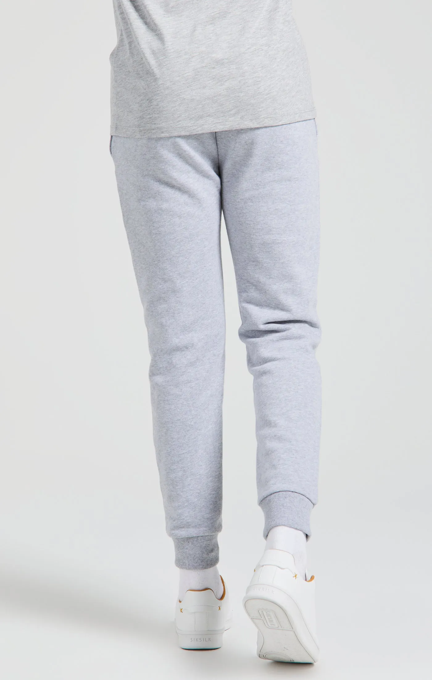 Boys Messi x SikSilk Grey Marl Fleece Pant sold by Siksilk product image thumbnail 4