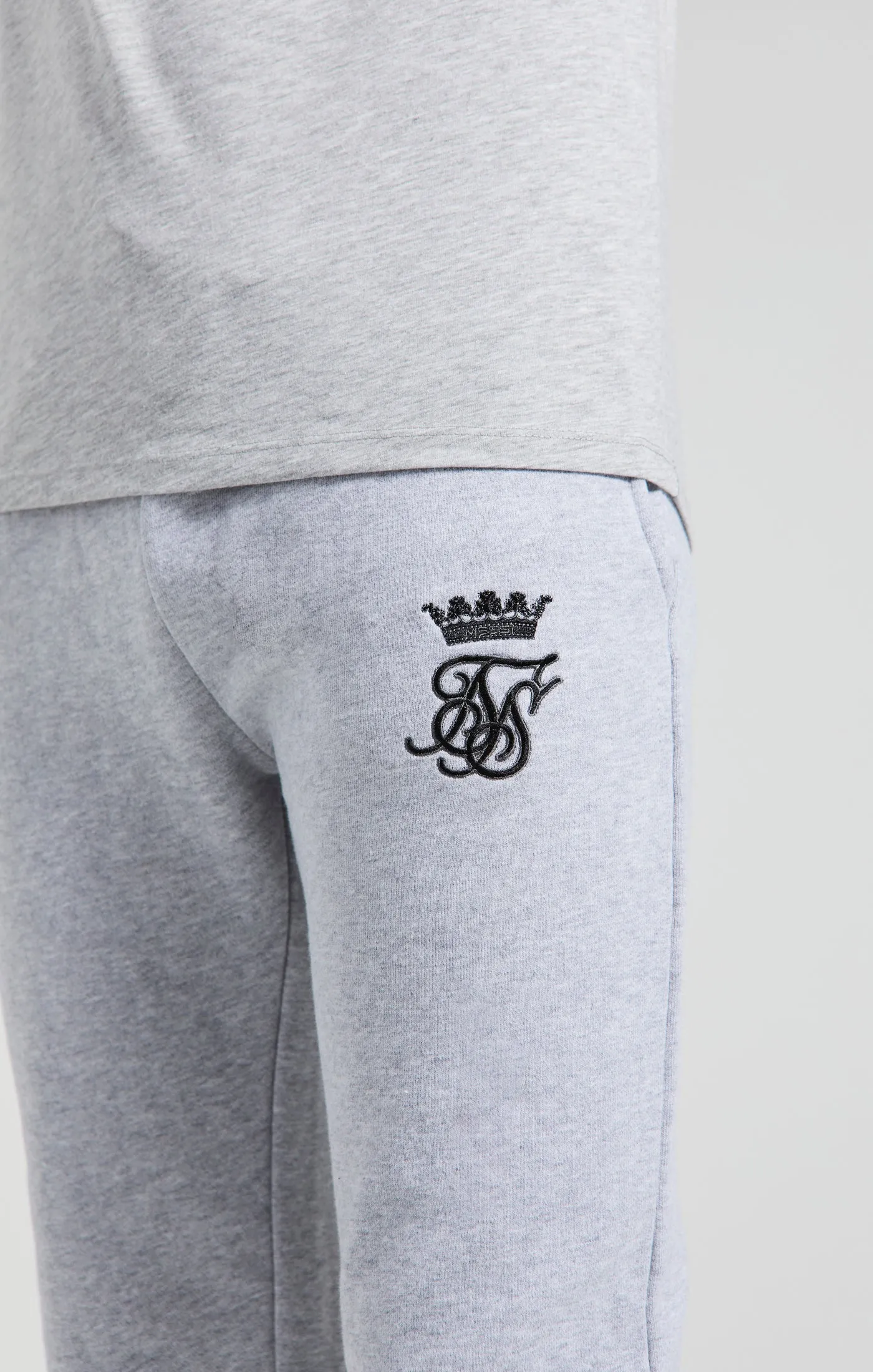 Boys Messi x SikSilk Grey Marl Fleece Pant sold by Siksilk product image thumbnail 2