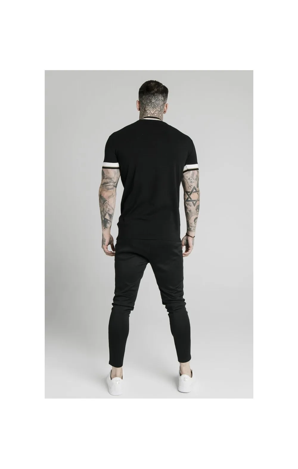 SikSilk S/S Deluxe Straight Hem Tee - Black sold by Siksilk product image thumbnail 5