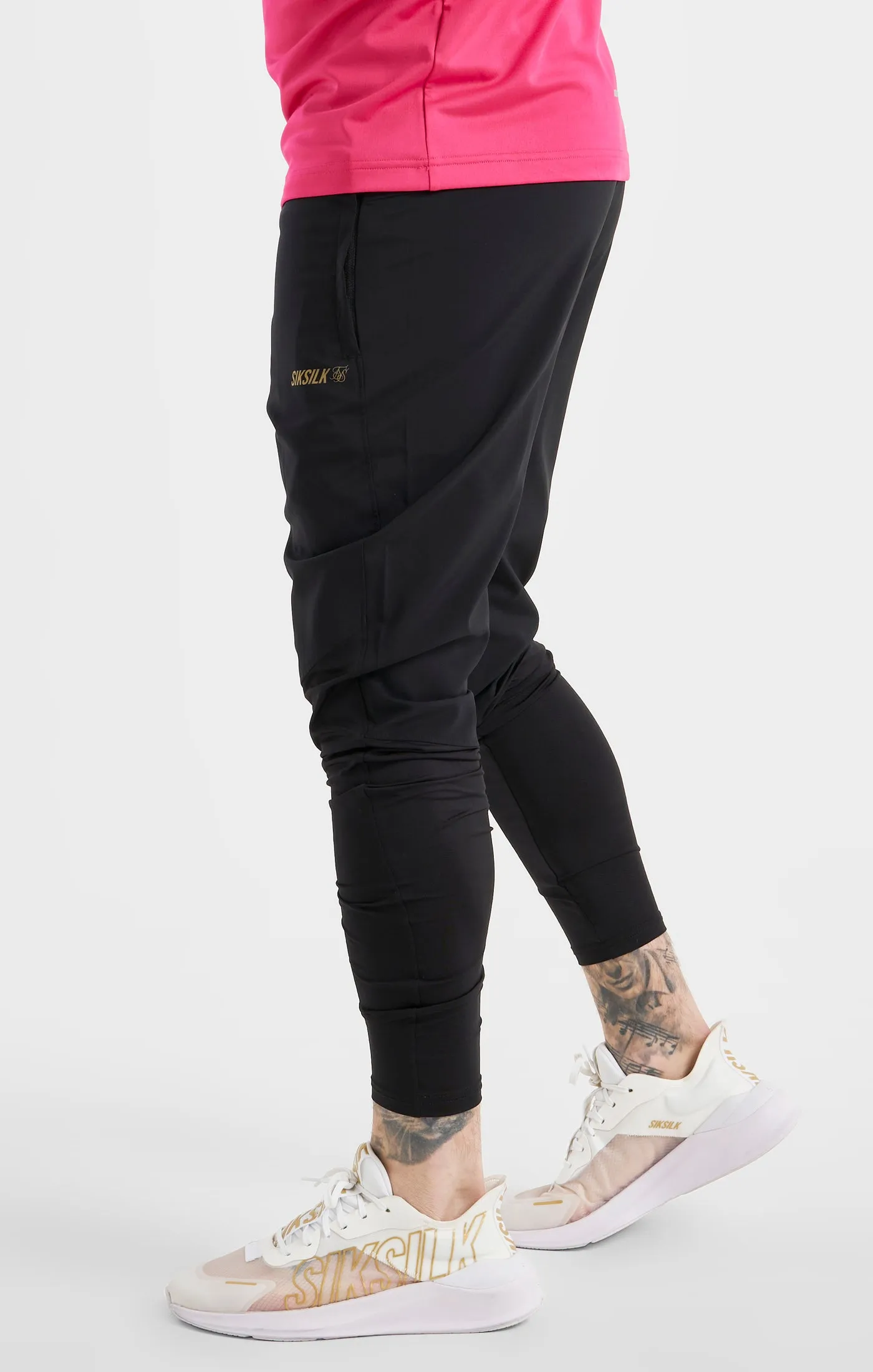 Black Sports Pant sold by Siksilk product image thumbnail 2