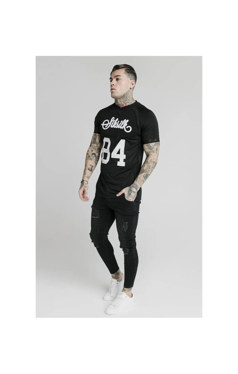 SikSilk Stretch Tee - Black sold by Siksilk product image thumbnail 3